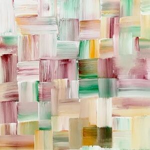 Abstract Multicolor Canvas Art